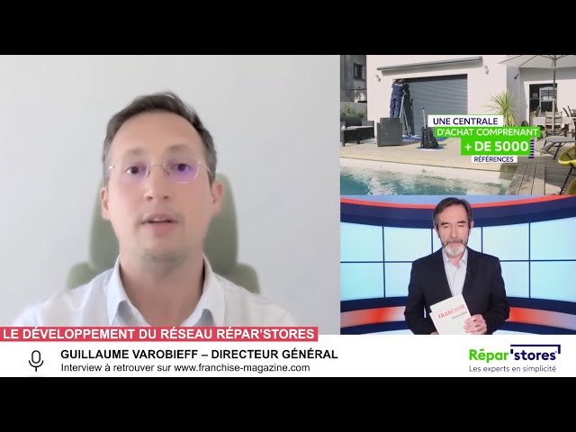 « L’interview vidéo des franchiseurs » Développement de la franchise Répar’Stores, interview par Franchise Magazine – 2/5