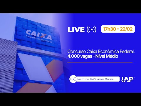 Banner de capa do material gratuito Concurso Caixa Econômica Federal 2024: 4000 vagas - Nível Médio