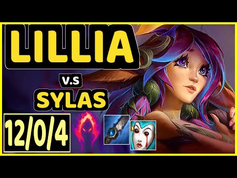 SKEANZ (LILLIA) vs SYLAS - 12/0/4 KDA JUNGLE GAMEPLAY - EUW Ranked GRANDMASTER