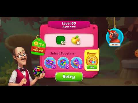 Homescapes Super Hard Level 60 No boosters