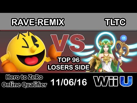 Hero to ZeRo - RaveRemix (Pac-Man) Vs. SCB | TLTC (Palutena) Top 96 Losers Side - Smash Wii U