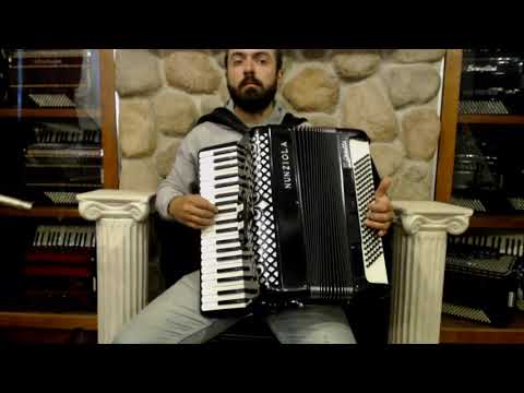 3793 - Black Nunziola Super Tone Cassotto Piano Accordion LM 41 120 $1199