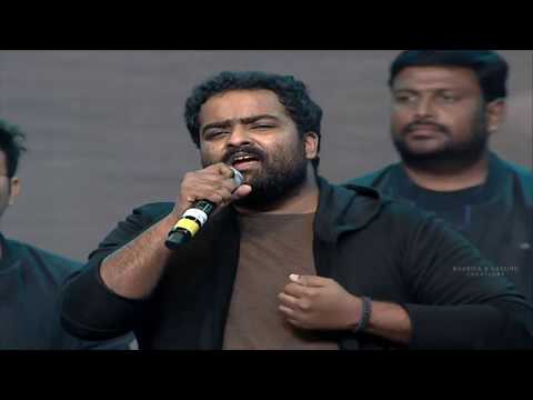 Singer Kala Bhairava Terrific Live Performance @ Aravindha Sametha Pre Release Event