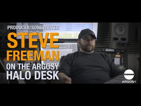 Producer/Songwriter, Steve Freeman, on the Argosy Halo Desk
