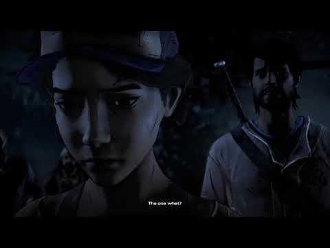 THE WALKING DEAD - Javier hugs Clementine