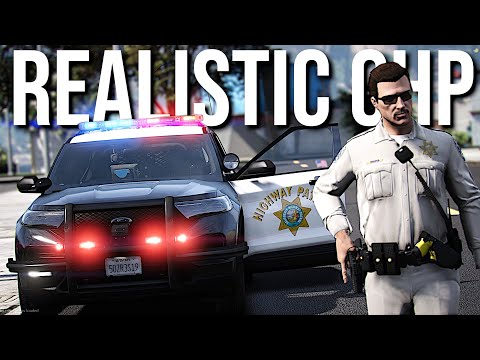 Realistic California Highway Patrol in GTA 5 RP