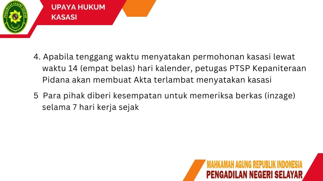 Hukum Kasasi Pidana