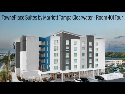 Clearwater Florida Hotels - Towne Place Suites by Marriott - Room 401 Tour - Clearwater, FL 33765