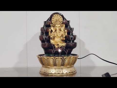 Beautiful Lord Ganesha Water Fountain Shree Ganesha Show -(G 332)