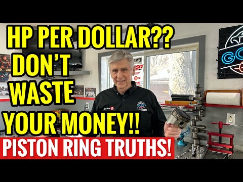 Don’t break the bank! Pistons ring COMPARISONS with REAL data! The numbers don’t lie!