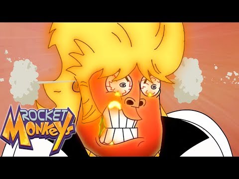 Rocket Monkeys | DANCE ANGRY | Rocket Monkeys Full Episode | Cartoons For Kids