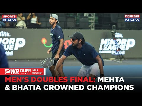 PWR DUPR India Masters 2024:Men's Doubles Final Showdown: Estereja & Hargreaves Triumph