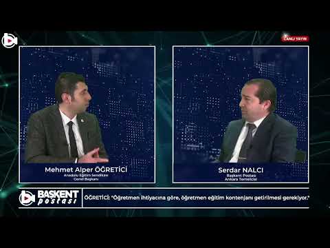 Serdar İle Söyleşi Anadolu Eğitim Sendikası Genel Başkanı Mehmet Alper ÖĞRETİCİ