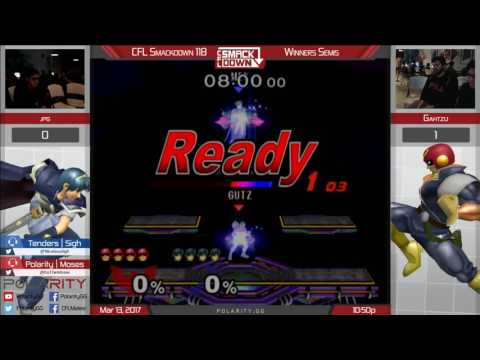 CFL Smackdown 118 Melee - JPG (Marth) vs Gahtzu (Falcon) - Winners Semis