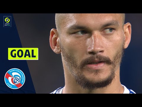 Goal Ludovic AJORQUE (6' pen - RCSA) RC STRASBOURG ALSACE - FC METZ (3-0) 21/22