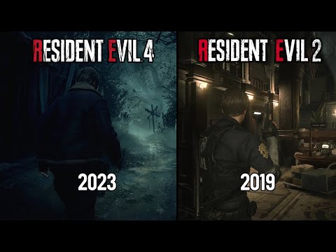 Resident Evil 4 Remake vs Resident Evil 2 Remake | Detail Comparison