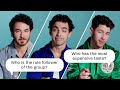 Jonas Brothers Interviewed Separately Do Their Answers Match