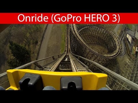 Heide Park - Colossos (Holzachterbahn) - Onride [Erste Reihe / Front Row POV]