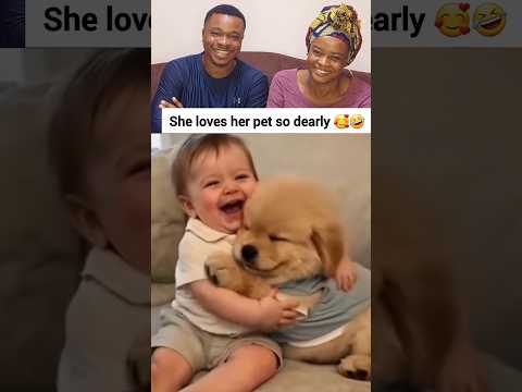 She loves her pet so dearly 🥰🤣❤️ #ukreels #usareels #funnyreels #funnyvideo #reelsvira