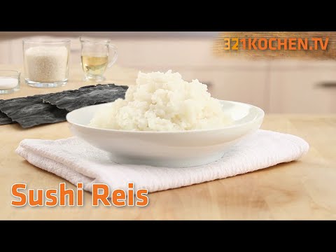 Cooking sushi rice | Recipe for making your own sushi rice with rice vinegar and kombu