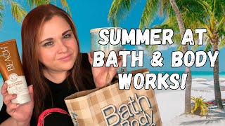 NEW BATH & BODY WORKS Summer Scents - Shop with Me AND Haul! At the Beach, Cotton Candy, Pop & MORE