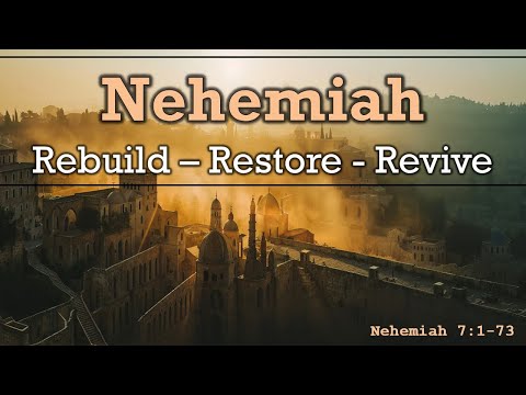 Home Fellowship Church – Sermon:  Nehemiah 7:1-73 (1/12/2025)