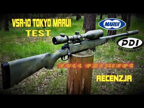 ASG Fan #5 VSR 10 TOKYO MARUI SNAJPERKA FULL PDI Recenzja / Test / Pokaz