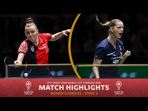 Lea Rakovac vs Charlotte Lutz | ITTF Mixed Team World Cup 2025 (Stage 2)
