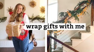 wrap gifts with me (but make it sustainable) + what I'm gifting for Christmas