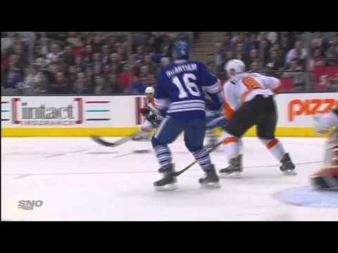 MacArthur Goal - Flyers 1 vs Leafs 4 - Feb 11th 2013 (HD)