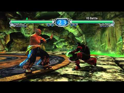 Soulcalibur II HD Online: Heihachi vs Spawn [HD]