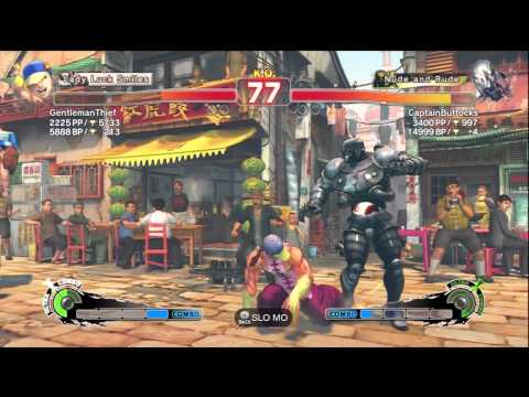 SSF4 AE GentlemanThief (Yun) VS. CaptainButtocks (Seth) Rank