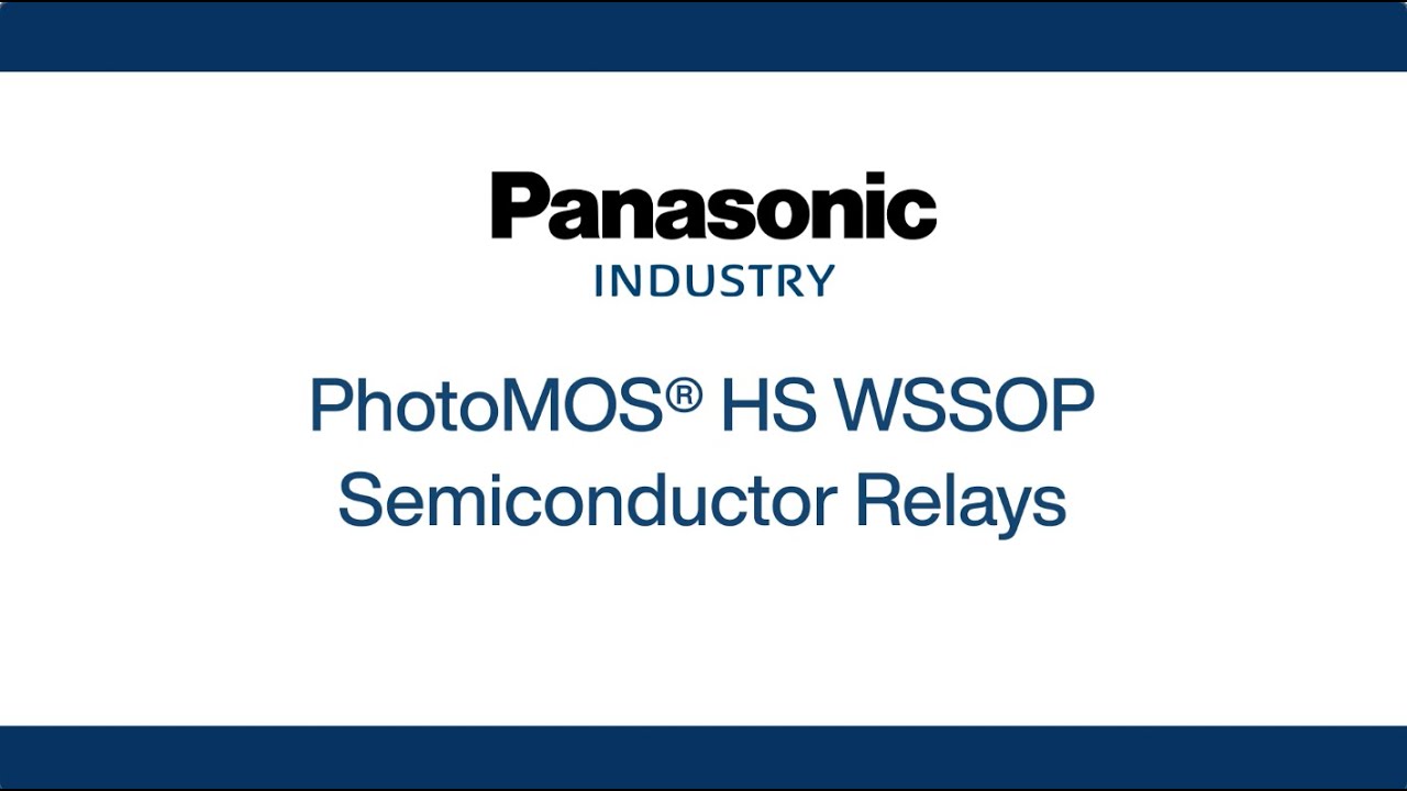PhotoMOS® HS WSSOP Semiconductor Relays