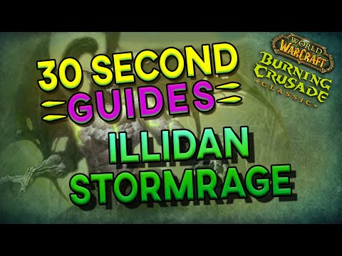 Illidan Stormrage - Black Temple - 30 Second Guides
