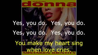 Donna Summer - When Love Cries (LP Version) LYRICS SHM &quot;Mistaken Identity&quot; 1991