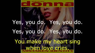 Donna Summer - When Love Cries (LP Version) LYRICS SHM &quot;Mistaken Identity&quot; 1991