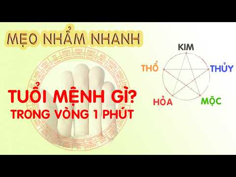 Tuổi Mệnh Gì? Cách Nhẩm Nhanh Trong 1 Phút (Re-Up video âm thanh rõ - biên tập dễ hiểu)