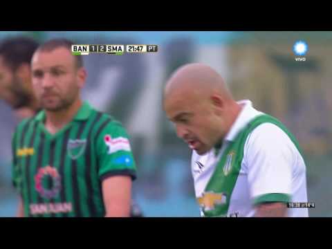Campeonato de Primera División - Banfield 3-2 San Martín S. J. - Gol de Erviti