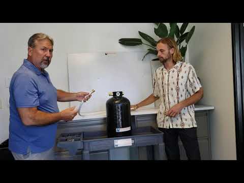 How to Backflush Your Essential RV Water Softener Portable 16,000 Grain w 4 ft Custom Hose