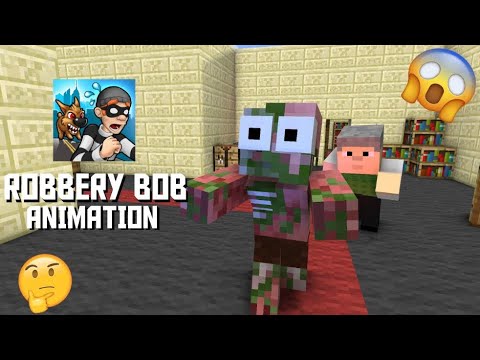 Monster school robbery Bob challenge animation
