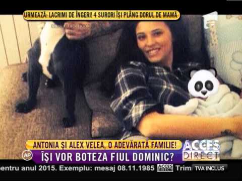 Antonia și Alex Velea, o adevărată familie
