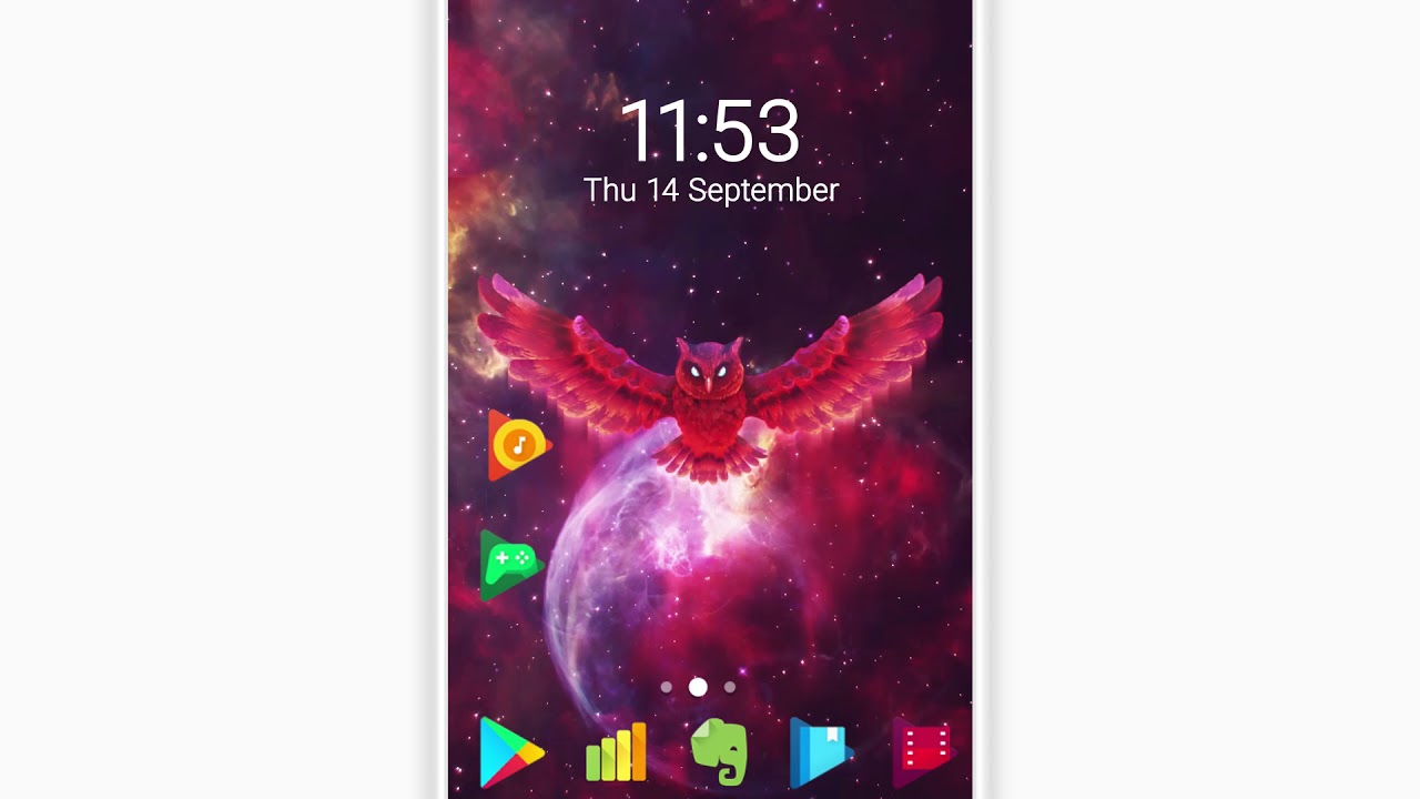 Space Owl Live Wallpaper