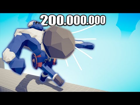 200.000.000 DAMAGE CANNONBALL vs UNITS - TABS | Totally Accurate Battle Simulator 2023