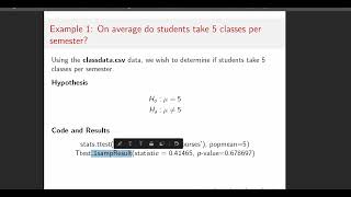 Notebook 14: tTests