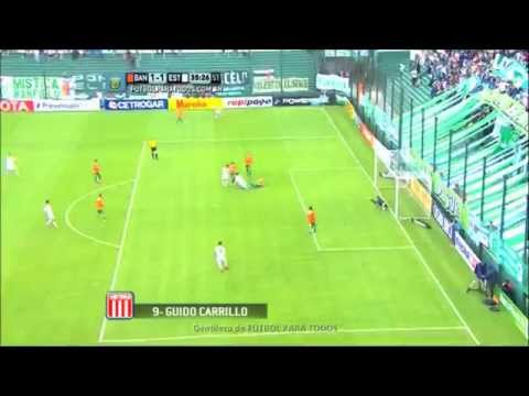 Gol de Carrillo.Banfield 1 Estudiantes 1.Fecha 12.Torneo Primera División 2014.FPT
