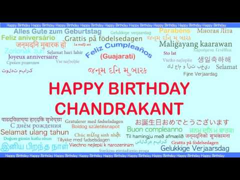 Chandrakant   Languages Idiomas - Happy Birthday