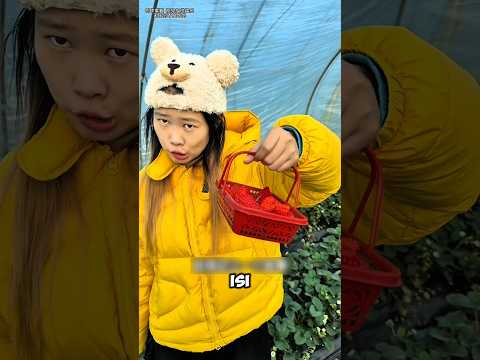 Mau Makan Stroberi Gratis, Ketangkep CCTV 😂🍓