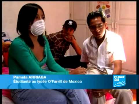 , title : 'Grippe porcine: les jeunes à Mexico face au virus'