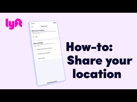 How To Share Your Location Tutorial Learn With Lyft Walkthrough Ui Lyft