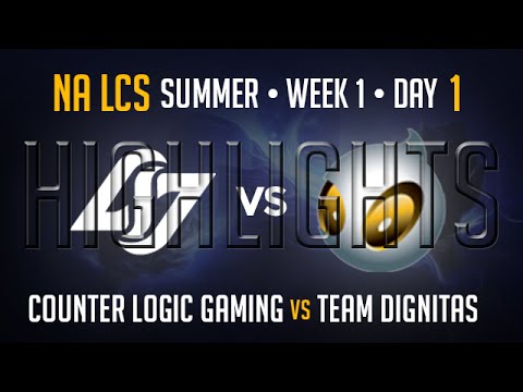 CLG vs DIG HIGHLIGHTS | Week 1 NA LCS Summer Split 2015 S5 | Counter Logic Gaming vs Dignitas W1